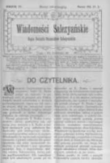 Wiadomości Salezyańskie. 1911 R.15 nr3