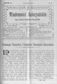Wiadomości Salezyańskie. 1911 R.15 nr6