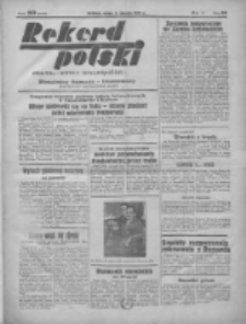Rekord Polski: dawniej Goniec Wielkopolski: niezależny dziennik ilustrowany 1932.01.02 R.56 Nr2