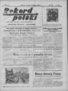 Rekord Polski: dawniej Goniec Wielkopolski: niezależny dziennik ilustrowany 1932.02.02 R.56 Nr32