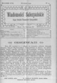 Wiadomości Salezyańskie. 1913 R.17 nr9