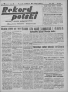 Rekord Polski: dawniej Goniec Wielkopolski: niezależny dziennik ilustrowany 1932.02.28 R.56 Nr54