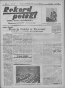 Rekord Polski: dawniej Goniec Wielkopolski: niezależny dziennik ilustrowany 1932.03.20 R.56 Nr72