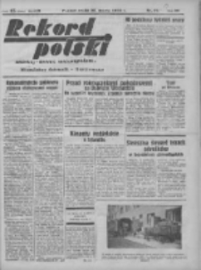 Rekord Polski: dawniej Goniec Wielkopolski: niezależny dziennik ilustrowany 1932.03.23 R.56 Nr74
