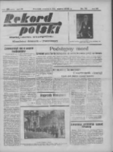 Rekord Polski: dawniej Goniec Wielkopolski: niezależny dziennik ilustrowany 1932.03.24 R.56 Nr75