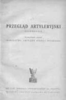 Przegląd Artyleryjski: miesięcznik wydawany przez Dow&oacute;dztwo Artylerii Wojska Polskiego 1945 listopad/grudzień R.23 Z.3/4