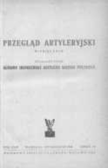 Przegląd Artyleryjski: miesięcznik wydawany przez Gł&oacute;wny Inspektorat Artylerii Wojska Polskiego 1946 styczeń/luty R.24 Z.1/2