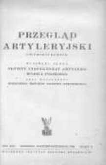 Przegląd Artyleryjski: dwumiesięcznik wydawany przez Gł&oacute;wny Inspektorat Artylerii Wojska Polskiego przy wsp&oacute;łpracy Wojskowego Instytutu Naukowo-Wydawniczego 1948 wrzesień/październik R.26 Z.5