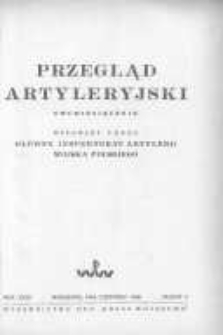 Przegląd Artyleryjski: dwumiesięcznik wydawany przez Główny Inspektorat Artylerii Wojska Polskiego 1949 maj/czerwiec R.27 Z.3