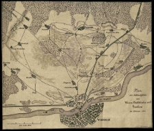 Plan der Schachtfelder von Wawer, Bialolenka und Grochow im Februar 1831. Joh. David scp.