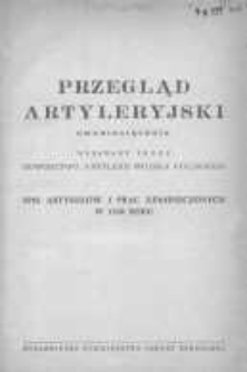 Przegląd Artyleryjski: dwumiesięcznik wydawany przez Gł&oacute;wny Inspektorat Artylerii Wojska Polskiego 1950 styczeń/luty R.28 Z.1