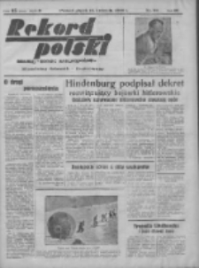 Rekord Polski: dawniej Goniec Wielkopolski: niezależny dziennik ilustrowany 1932.04.15 R.56 Nr93