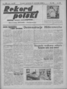 Rekord Polski: dawniej Goniec Wielkopolski: niezależny dziennik ilustrowany 1932.04.17 R.56 Nr95