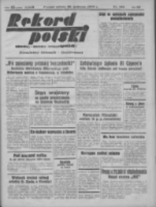 Rekord Polski: dawniej Goniec Wielkopolski: niezależny dziennik ilustrowany 1932.04.23 R.56 Nr100