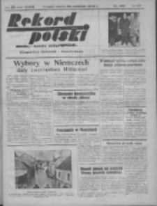 Rekord Polski: dawniej Goniec Wielkopolski: niezależny dziennik ilustrowany 1932.04.26 R.56 Nr102
