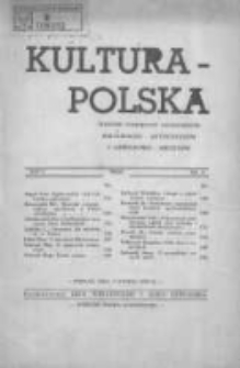 Kultura Polska: tygodnik poświęcony zagadnieniom kulturalno-artystycznym i oświatowo-szkolnym 1939(1943).02.01 R.1 Nr4