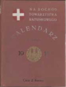 Kalendarz Lwowskiego Towarzystwa Ratunkowego na rok 1914