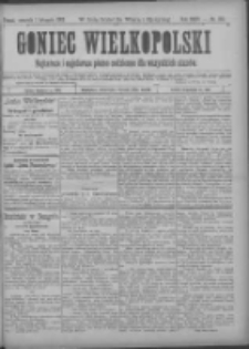 Goniec Wielkopolski: najtańsze pismo codzienne dla wszystkich stanów 1900.11.01 R.24 Nr250