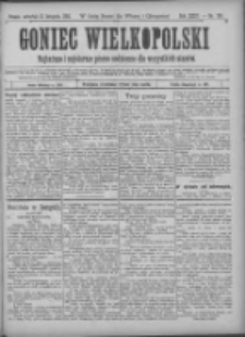 Goniec Wielkopolski: najtańsze pismo codzienne dla wszystkich stanów 1900.11.15 R.24 Nr261