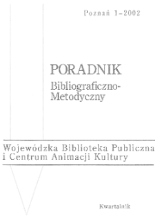 Poradnik Bibliograficzno-Metodyczny : 2002 z.1