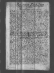 Rozmowa pana Uporskiego z panem Rozumowskim, ktory odradza panu Uporskiemu, aby na Rokosz niejezdzieł