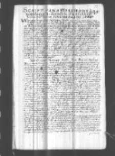 Script Mikołaja Zebrzydowskiego woiewody krakowskiego na Zieżdżie Stężycżkym 1606