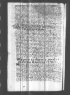 Akt wypowiedzenia posłuszeństwa królowi 1607