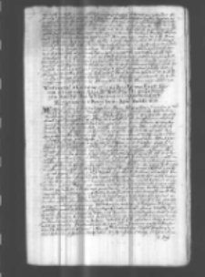 Uniwersał królewski wydany podczas konwokacji