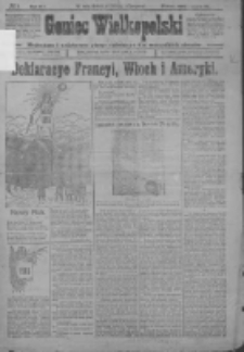 Goniec Wielkopolski: najtańsze i najstarsze pismo codzienne dla wszystkich stanów 1918.01.01 R.41 Nr1