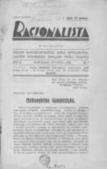 Racjonalista. 1932 R.3 nr1