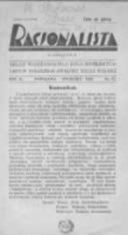 Racjonalista. 1932 R.3 nr12