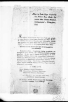 Actum in curia regia varsaviensi 1789 12.19.