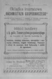 Rachmistrz Gospodarczy. 1906 R.1 nr3