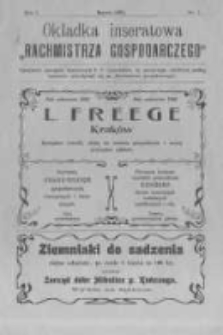 Rachmistrz Gospodarczy. 1907 R.1 nr7