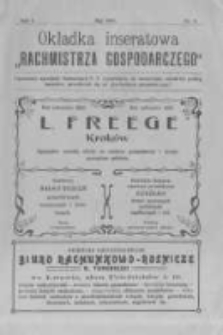 Rachmistrz Gospodarczy. 1907 R.1 nr9
