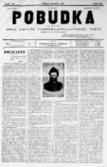 Pobudka. Czasopismo narodowo-socyalistyczne. 1891 R.3 nr6