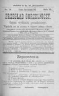Przegląd Gorzelniczy. Organ Wydziału Gorzelniczego. 1896 R.2 nr11