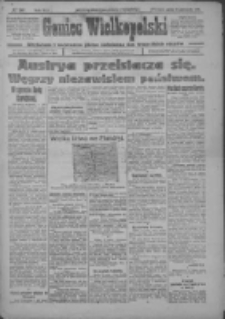Goniec Wielkopolski: najtańsze i najstarsze pismo codzienne dla wszystkich stanów 1918.10.19 R.41 Nr241