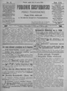 Poradnik Gospodarski. Pismo Tygodniowe. 1906.03.16 R.17 nr11