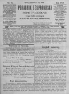 Poradnik Gospodarski. Pismo Tygodniowe. 1906.05.04 R.17 nr18