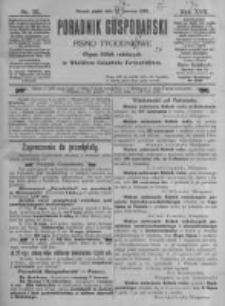 Poradnik Gospodarski. Pismo Tygodniowe. 1906.06.22 R.17 nr25