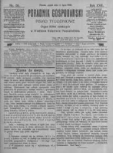 Poradnik Gospodarski. Pismo Tygodniowe. 1906.07.13 R.17 nr28