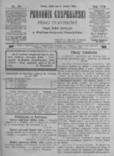 Poradnik Gospodarski. Pismo Tygodniowe. 1906.08.17 R.17 nr33