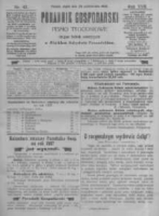 Poradnik Gospodarski. Pismo Tygodniowe. 1906.10.26 R.17 nr43