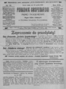 Poradnik Gospodarski. Pismo Tygodniowe. 1906.12.28 R.17 nr52