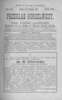 Przegląd Gorzelniczy. Organ Wydziału Gorzelniczego. 1897 R.3 nr11