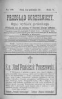 Przegląd Gorzelniczy. Organ Wydziału Gorzelniczego. 1899 R.5 nr10