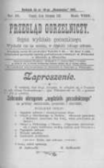 Przegląd Gorzelniczy. Organ Wydziału Gorzelniczego. 1902 R.8 nr11