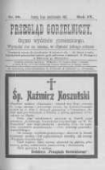 Przegląd Gorzelniczy. Organ Wydziału Gorzelniczego. 1903 R.9 nr10