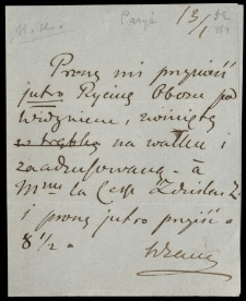 Listy od Zamoyskiego Władysława